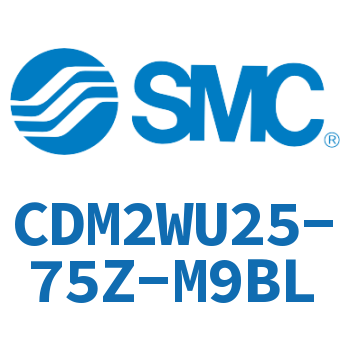 Double standard cylinder-CDM2WU25-75Z-M9BL