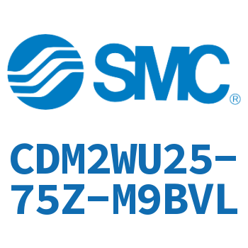 Double standard cylinder-CDM2WU25-75Z-M9BVL