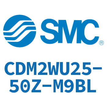 Double standard cylinder-CDM2WU25-50Z-M9BL