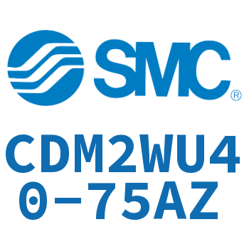 Double standard cylinder-CDM2WU40-75AZ