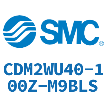 Double standard cylinder-CDM2WU40-100Z-M9BLS