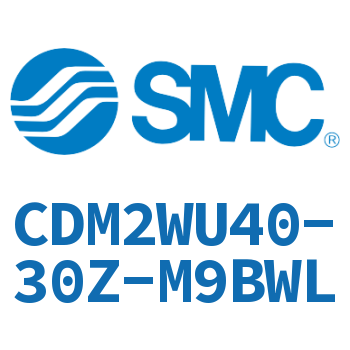 Double standard cylinder-CDM2WU40-30Z-M9BWL