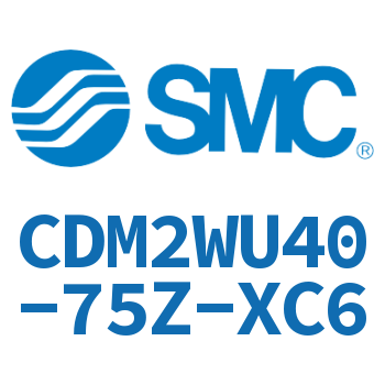 Double standard cylinder CDM2WU40-75Z-XC6