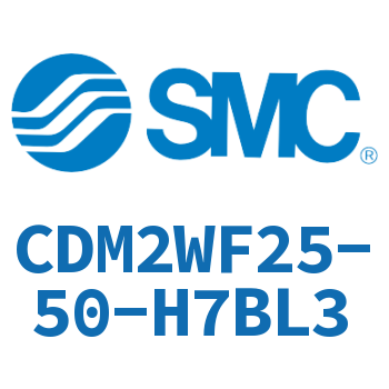 Double standard cylinder-CDM2WF25-50-H7BL3