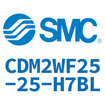 Double standard cylinder-CDM2WF25-25-H7BL