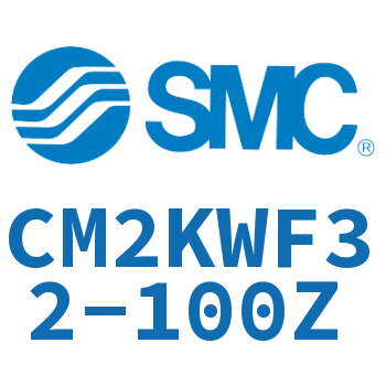 Double rod non-rotating cylinder-CM2KWF32-100Z