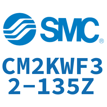 Double rod non-rotating cylinder-CM2KWF32-135Z
