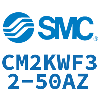 Double rod non-rotating cylinder-CM2KWF32-50AZ