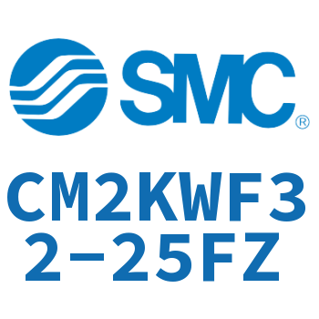 Double rod non-rotating cylinder-CM2KWF32-25FZ