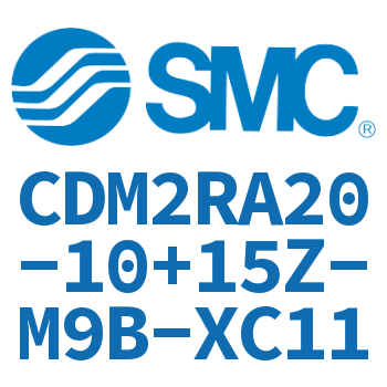 Direct installation type cylinder-CDM2RA20-10+15Z-M9B-XC11