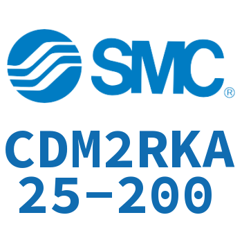 Direct installation, non-rotating rod type cylinder-CDM2RKA25-200