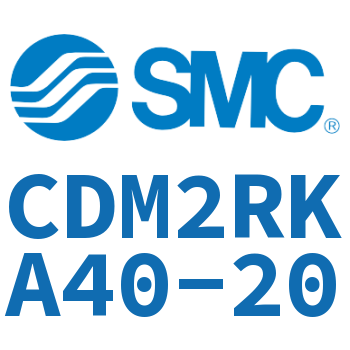 Direct installation, non-rotating rod type cylinder-CDM2RKA40-20