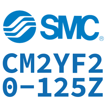 Rod side flange type smooth motion cylinder-CM2YF20-125Z