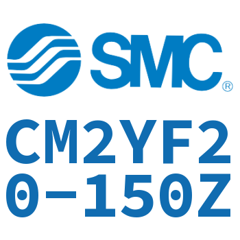 Rod side flange type smooth motion cylinder-CM2YF20-150Z