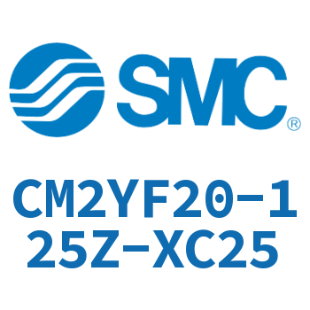 Rod side flange type smooth motion cylinder-CM2YF20-125Z-XC25