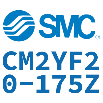 Rod side flange type smooth motion cylinder-CM2YF20-175Z