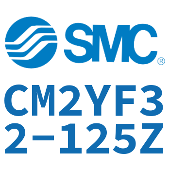 Rod side flange type smooth motion cylinder-CM2YF32-125Z