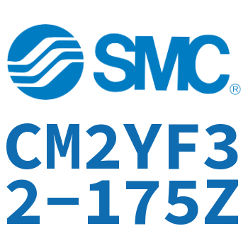 Rod side flange type smooth motion cylinder-CM2YF32-175Z