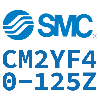 Rod side flange type smooth motion cylinder-CM2YF40-125Z