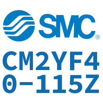 Rod side flange type smooth motion cylinder-CM2YF40-115Z