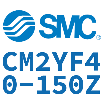 Rod side flange type smooth motion cylinder-CM2YF40-150Z