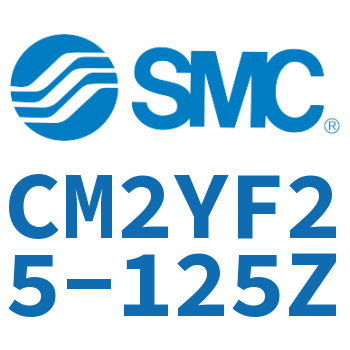 Rod side flange type smooth motion cylinder-CM2YF25-125Z