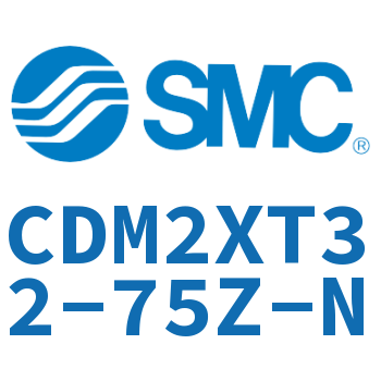 Rodless trunnion type low speed cylinder-CDM2XT32-75Z-N