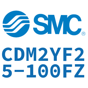 Rod side flange type smooth motion cylinder-CDM2YF25-100FZ