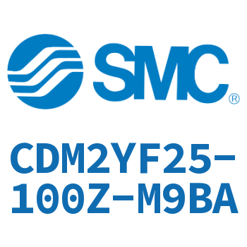 Rod side flange type smooth motion cylinder-CDM2YF25-100Z-M9BA