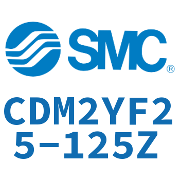 Rod side flange type smooth motion cylinder-CDM2YF25-125Z