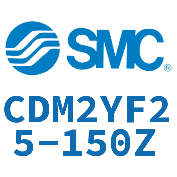 Rod side flange type smooth motion cylinder-CDM2YF25-150Z