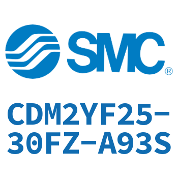 Rod side flange type smooth motion cylinder-CDM2YF25-30FZ-A93S