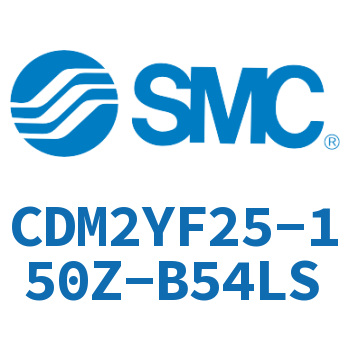 Rod side flange type smooth motion cylinder-CDM2YF25-150Z-B54LS