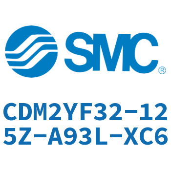 Rod side flange type smooth motion cylinder-CDM2YF32-125Z-A93L-XC6