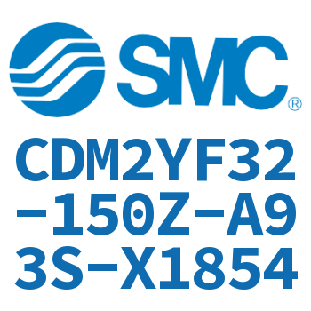 Rod side flange type smooth motion cylinder-CDM2YF32-150Z-A93S-X1854