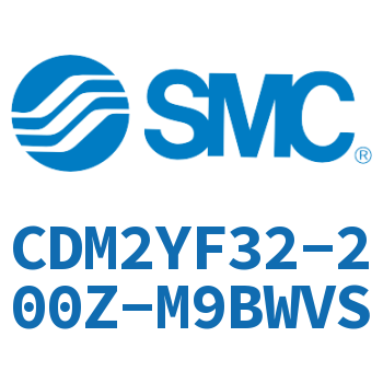 Rod side flange type smooth motion cylinder-CDM2YF32-200Z-M9BWVS