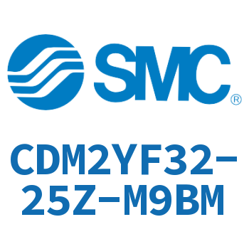 Rod side flange type smooth motion cylinder-CDM2YF32-25Z-M9BM