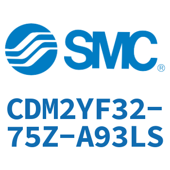 Rod side flange type smooth motion cylinder-CDM2YF32-75Z-A93LS