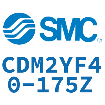 Rod side flange type smooth motion cylinder-CDM2YF40-175Z