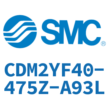 Rod side flange type smooth motion cylinder-CDM2YF40-475Z-A93L