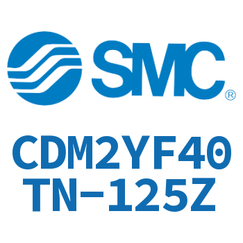 Rod side flange type smooth motion cylinder-CDM2YF40TN-125Z