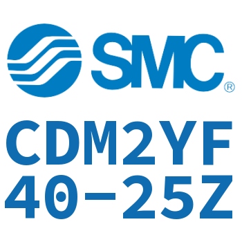 Rod side flange type smooth motion cylinder-CDM2YF40-25Z