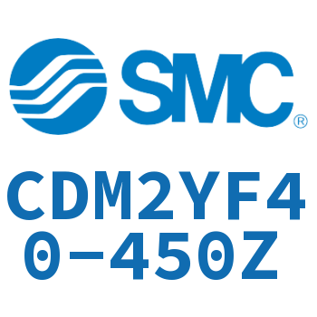 Rod side flange type smooth motion cylinder-CDM2YF40-450Z