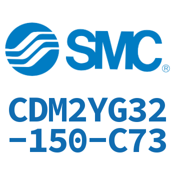 Rodless side flange type smooth motion cylinder-CDM2YG32-150-C73