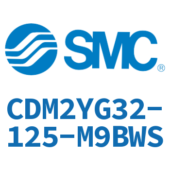 Rodless side flange type smooth motion cylinder-CDM2YG32-125-M9BWS