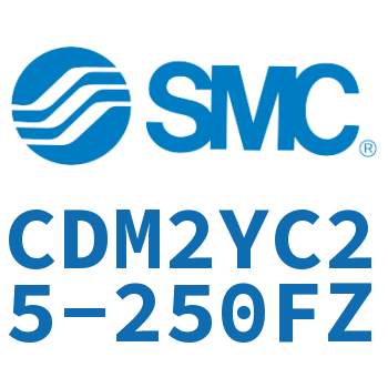 Single earring type smooth motion cylinder-CDM2YC25-250FZ