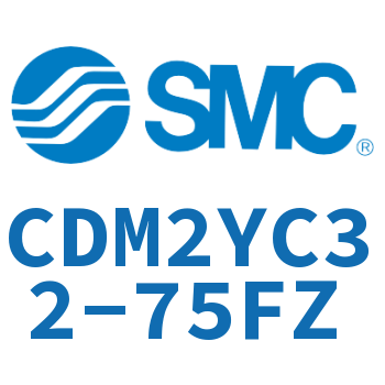 Single earring type smooth motion cylinder-CDM2YC32-75FZ