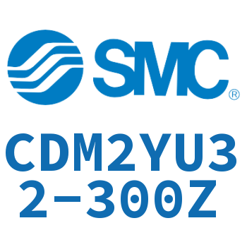 Rod side trunnion type smooth motion cylinder-CDM2YU32-300Z