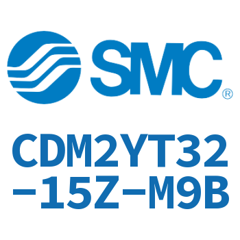 Rodless side trunnion type smooth motion cylinder-CDM2YT32-15Z-M9B