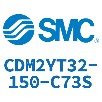 Rodless side trunnion type smooth motion cylinder-CDM2YT32-150-C73S